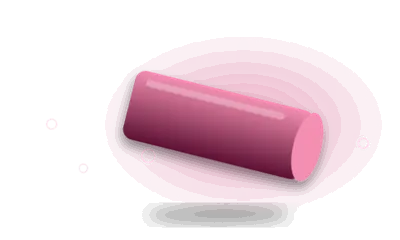 Illustration of a bolster cushion (drawing, not the actual product)