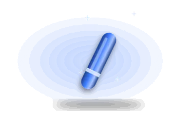 Illustration of a bullet vibrator (drawing, not the actual product)