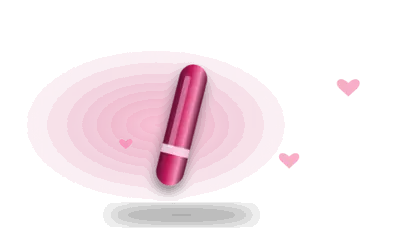 Illustration of a bullet vibrator (drawing, not the actual product)