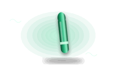 Illustration of a bullet vibrator (drawing, not the actual product)