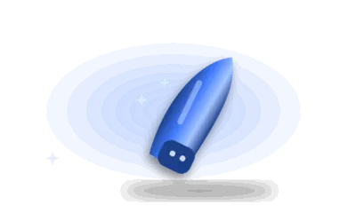 Illustration of a small finger-style vibrator (drawing, not the actual product)