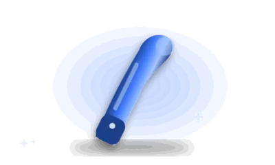 Illustration of a curved vibrator (drawing, not the actual product)