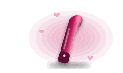 Illustration of a curved vibrator (drawing, not the actual product)