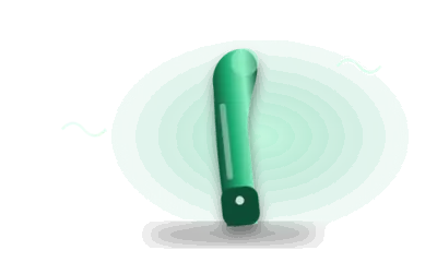 Illustration of a curved vibrator (drawing, not the actual product)
