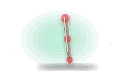 Illustration of a glass wand (drawing, not the actual product)