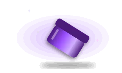 Illustration of a balm jar (drawing, not the actual product)