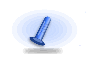 Illustration of a smooth silicone toy (drawing, not the actual product)