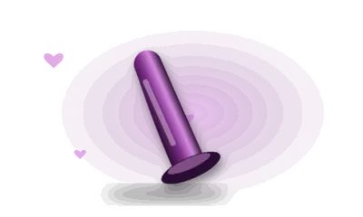 Illustration of a smooth silicone toy (drawing, not the actual product)
