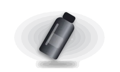 Illustration of a lube bottle (drawing, not the actual product)