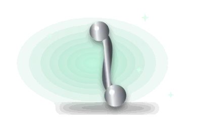 Illustration of a stainless-steel wand (drawing, not the actual product)