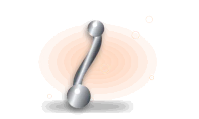 Illustration of a stainless-steel wand (drawing, not the actual product)