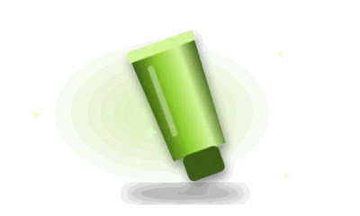 Illustration of a gel tube (drawing, not the actual product)
