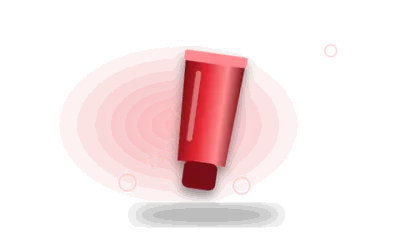 Illustration of a gel tube (drawing, not the actual product)