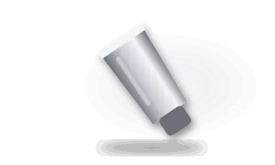 Illustration of a gel tube (drawing, not the actual product)