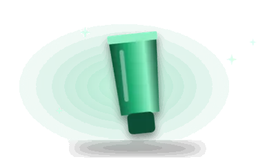 Illustration of a gel tube (drawing, not the actual product)